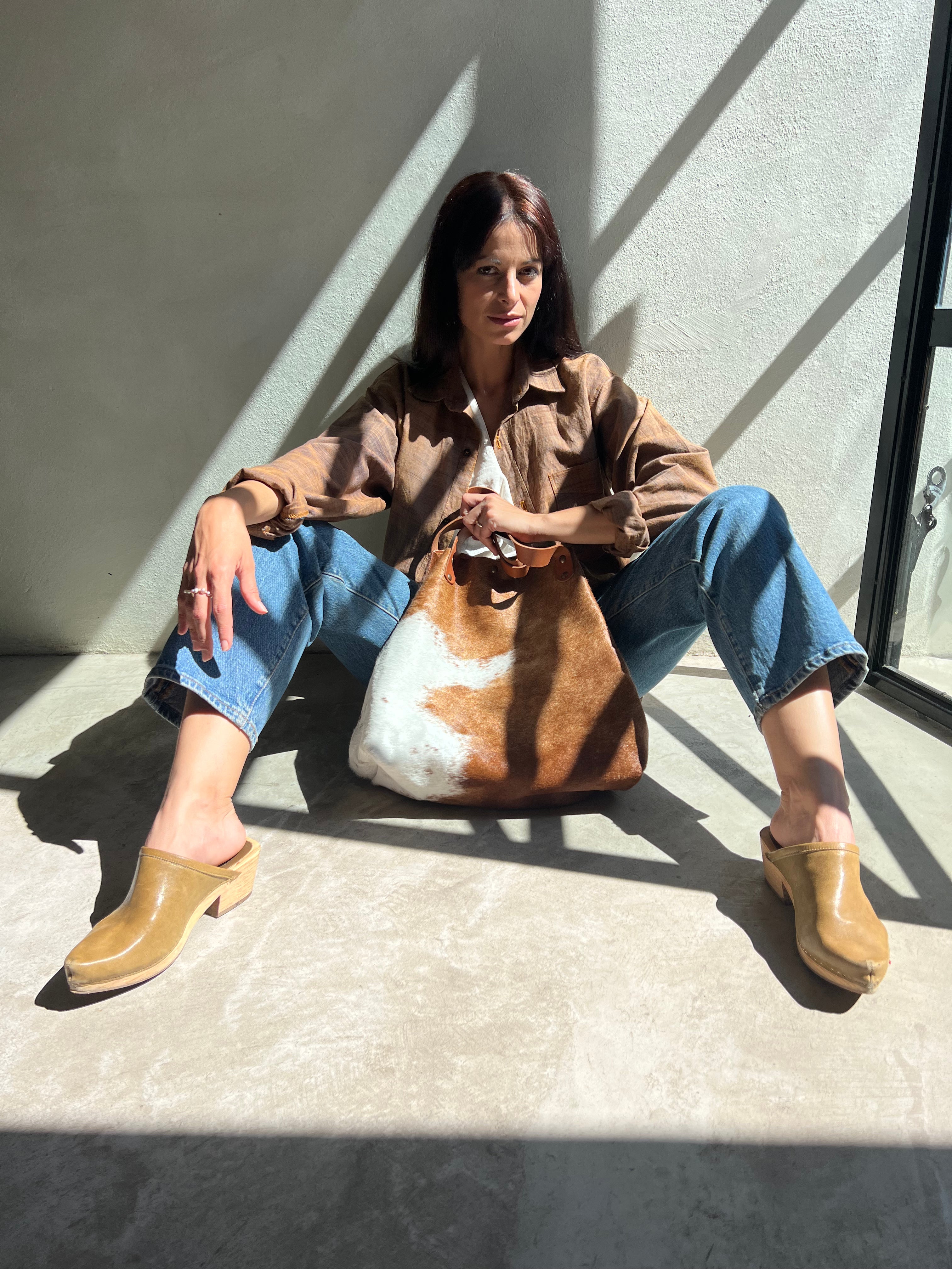 Bolso de pelo genuino