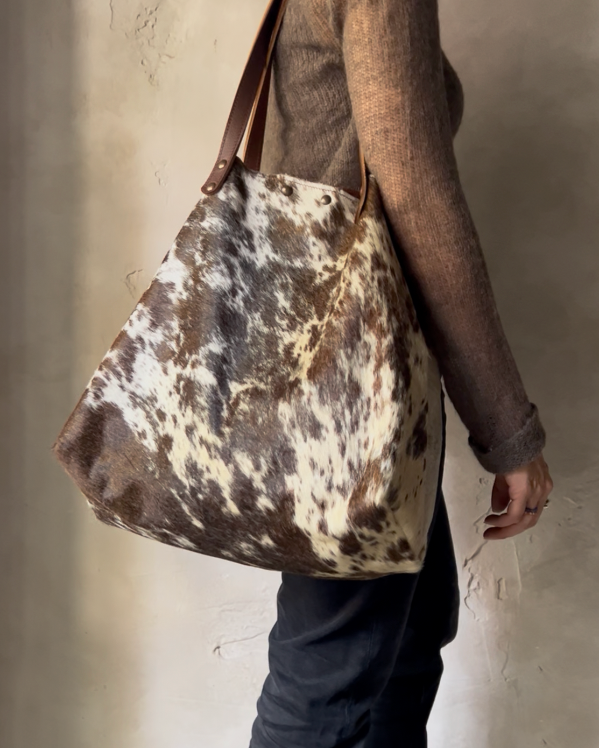 Bolso de pelo genuino