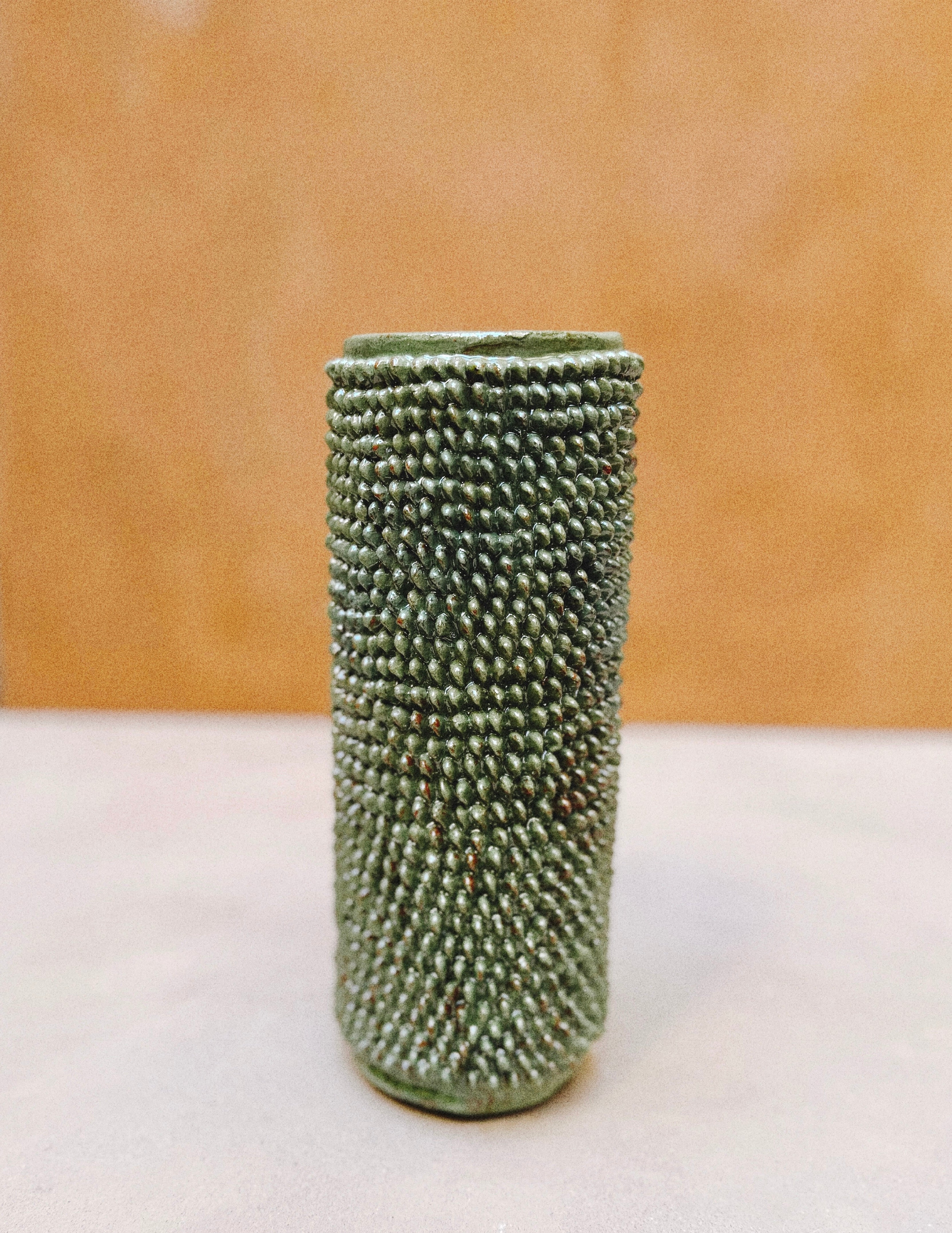 Decorative Glazed Clay Vase