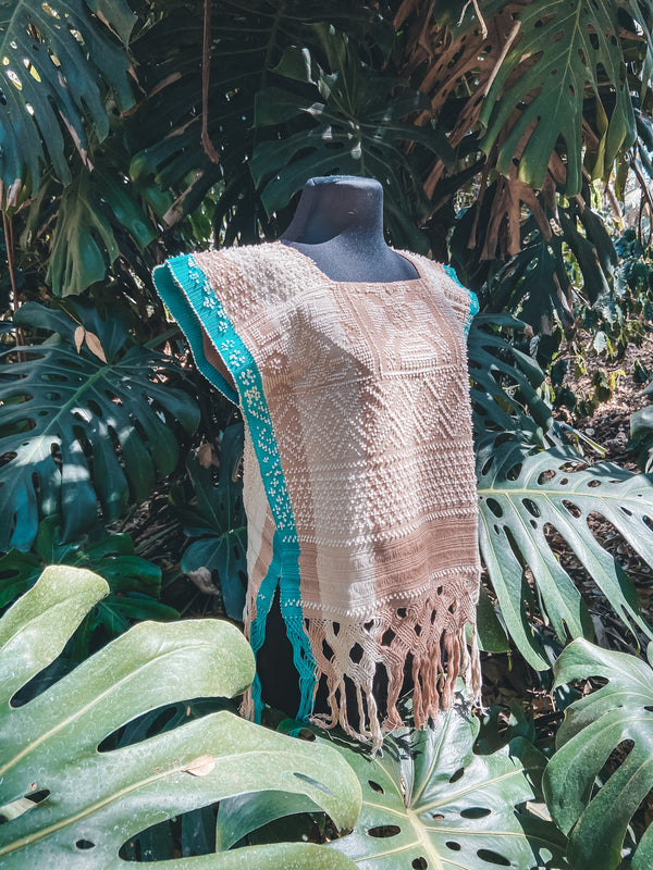 Frida Huipil Blouse, Eagle design